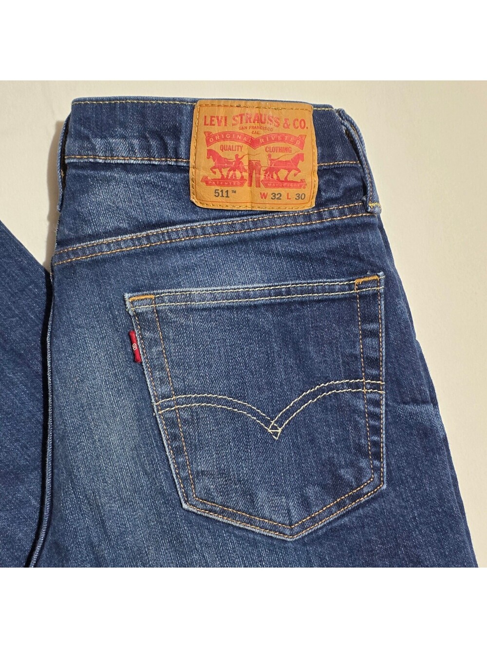 Levi's 511 Slim Fit Blue Denim Jeans W32 L30